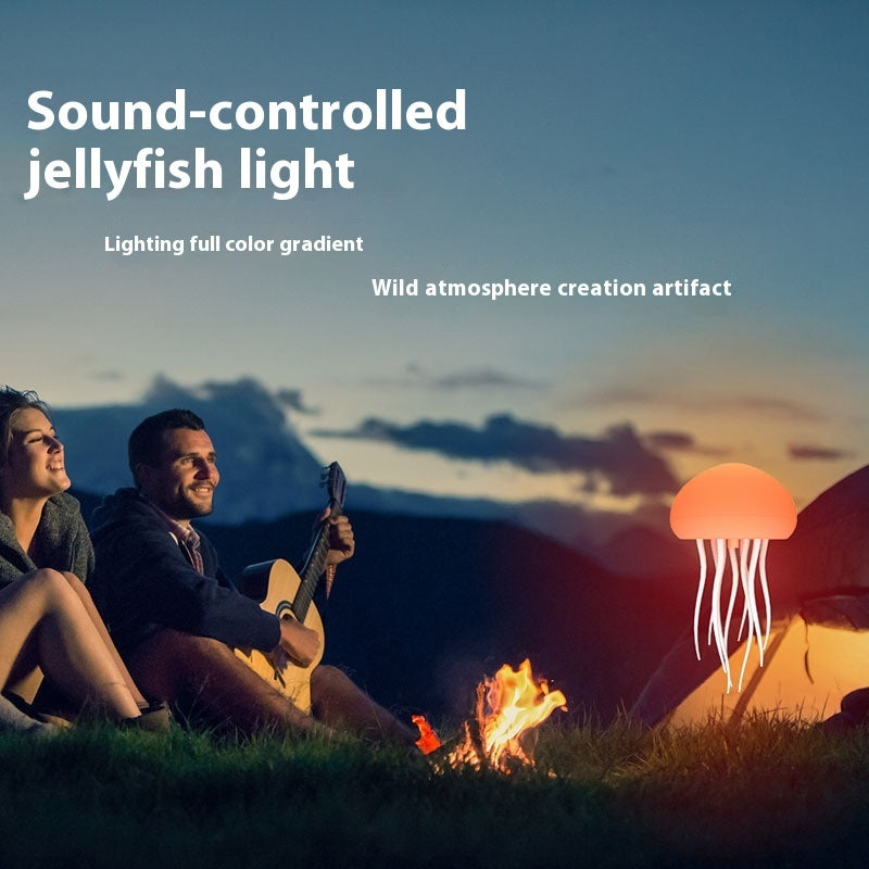 LED Jellyfish Mood Lamp – Portable Smart Jellyfish Night Light for Bedside or Desk