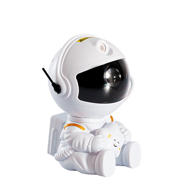 Mini Astronaut Star Projector Lamp – Colorful Flowing Galaxy Light & Creative Atmosphere Gift
