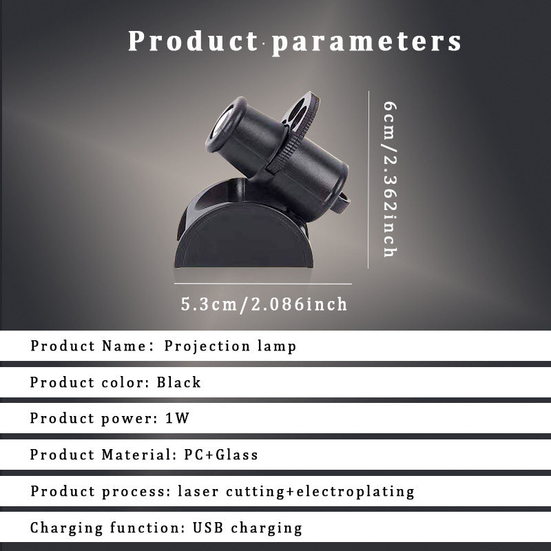 USB Starry Night Sky Projector Lamp