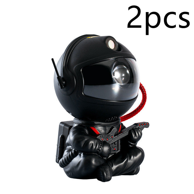 Mini Astronaut Star Projector Lamp – Colorful Flowing Galaxy Light & Creative Atmosphere Gift