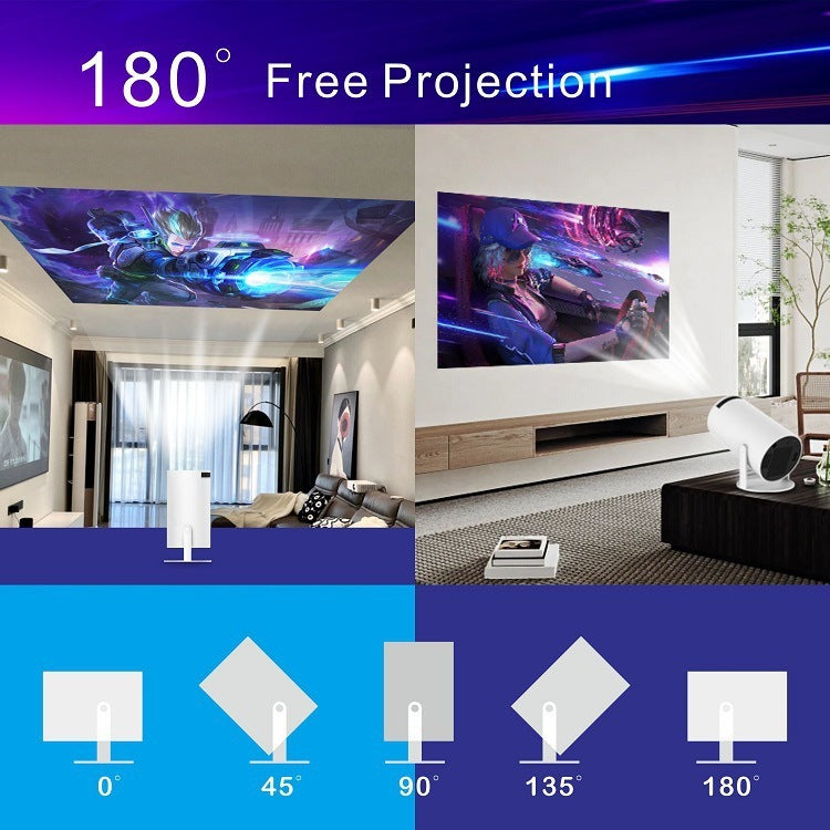 HY300 Pro Compact 4K Home Projector | Ultra HD LCD Display