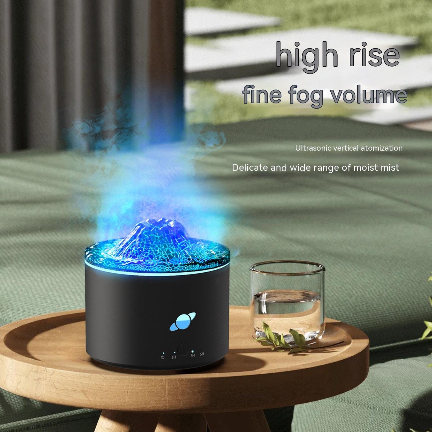 Volcanic Flame Aroma Diffuser – Colorful Ambient Glow
