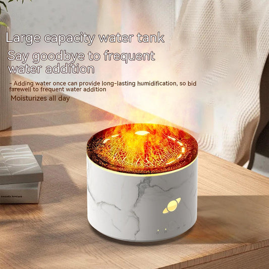 Volcanic Flame Aroma Diffuser – Colorful Ambient Glow