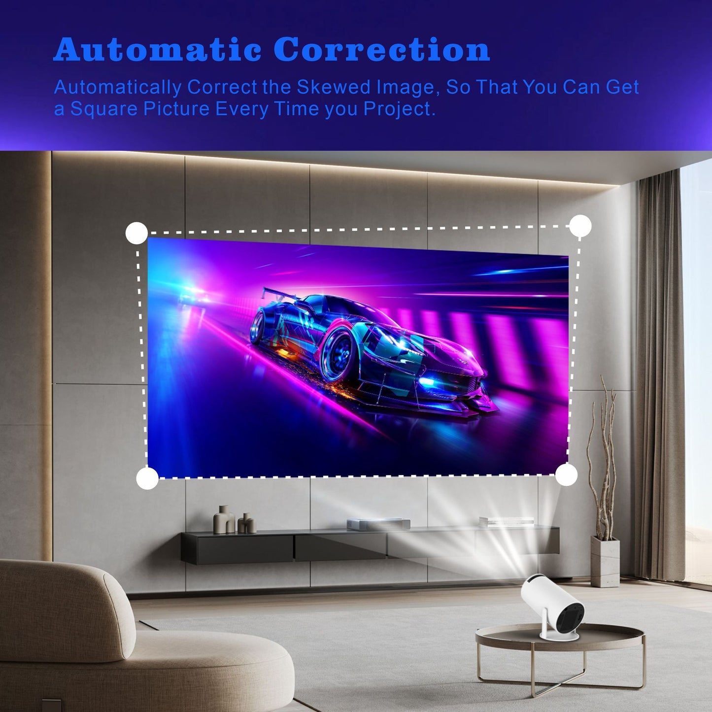 HY300 Pro Compact 4K Home Projector | Ultra HD LCD Display